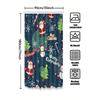 Tu Christmas Shower Curtain Festive Holiday Decor Waterproof Bathroom Fabric Backdrop Xmas Pattern Home Decor Modern Style Gift
