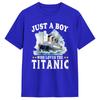 Who Just Love The RMS Titanic Cotton T Shirt For Unisexs Summer Y2K TShirts ONeck Harajuku Tees Oversized Hot Sale Clothing