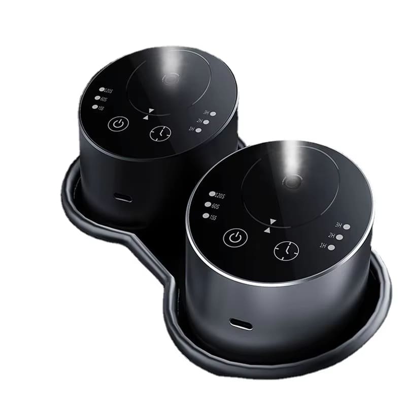 Ny helautomatisk aromaterapimaskin Aluminiumslegering Nano Fin Tåke Vannfri Eterisk Olje Diffuser Intelligent Tidsstyrt Aromaterapimaskin