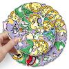 50 Little Dinosaur Graffiti Stickers Cartoon Cute Creative Guka Decorative Water Cup Mobile Laptop Stickers