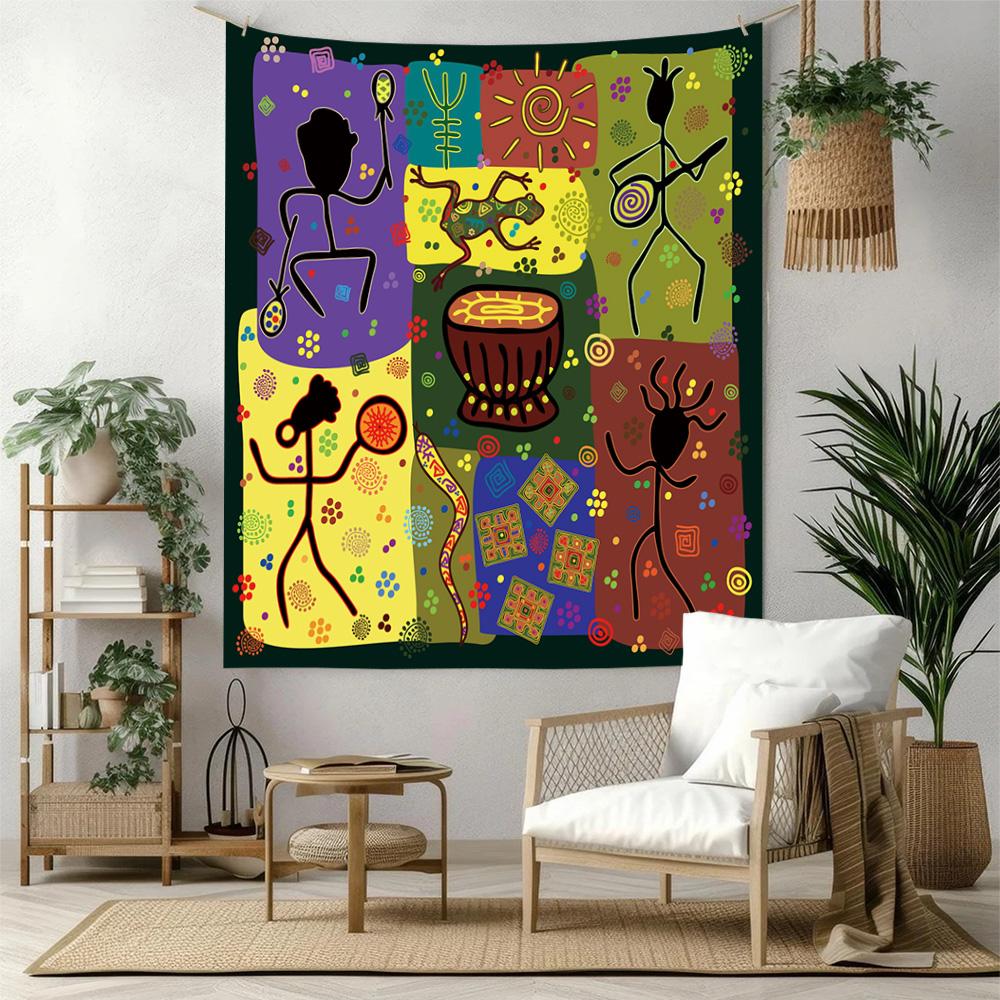 Afrikanischer Stil Wanddekoration Wandteppich Kunst Für Haustier-Gedenken Geburtstag Hochzeitsparty Hintergrund Familiengeschenk