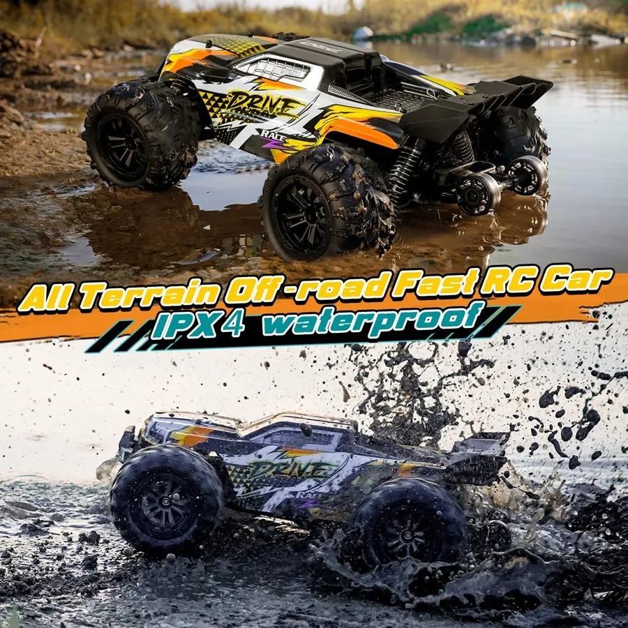 Nowe szybkie wyścigi terenowe 4WD RC samochód 50 KM/H lub 80 KM/H super bezszczotkowe szybkie radio 4x4 Off Road superszybkie wyścigi Drift zdalnie sterowana ciężarówka pojazd