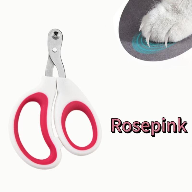 

1-3 Cat specific nail clipper,round hole stainless steel anti injury,suitable for small cats and dogs Cutter Pet Nail Clippers 1pcs троянди рожеві кольору