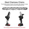Electric ChainSaws Chains Guide Plate Mini Steel Chainsaw Chain Garden Tools Accessory Blade Replacement Set 4 Inch 6 Inch