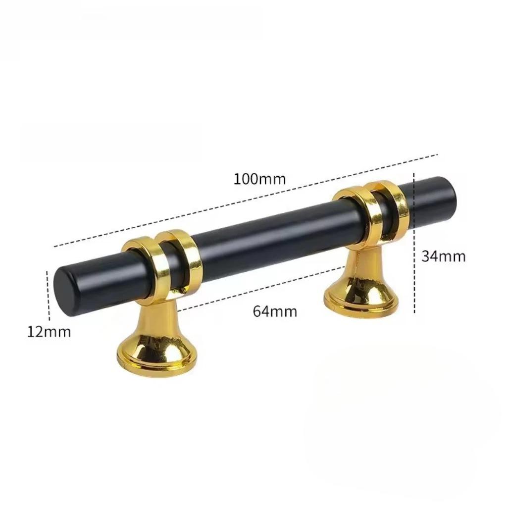 Handles Drawer Cabinet Furniture Kitchen Handles for Cabinet Knob Door Drawer Furniture Kitchen Knob Modern Simple  Silver Black