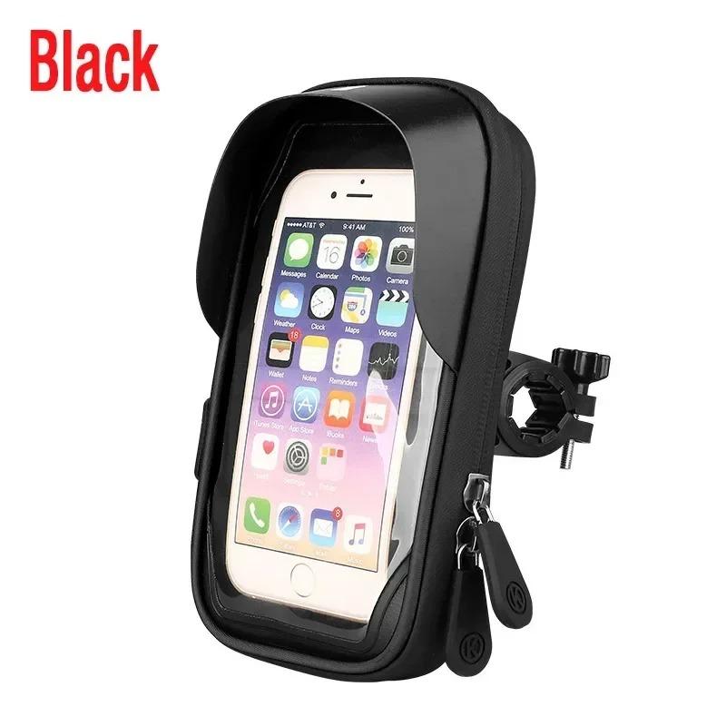 Waterproof Bicycle Motorcycle Phone Holder Bike Phone Touch Screen Bag 6.4inch Bicycle Handlebar Holder for iPhone 12Pro Samsung