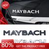 Neues 80% MAYBACH Buchstabenabzeichen Autoaufkleber für Mercedes Benz MAYBACH V12 S400L S600 Heckklappenlogo modifizierte Zubehördekoration