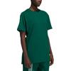 adidas Ivy Park 4All Culoare uni Moda Confortabil Moale Gât rotund Tricou cu mânecă scurtă Femei Topuri Verde-închis GT4081