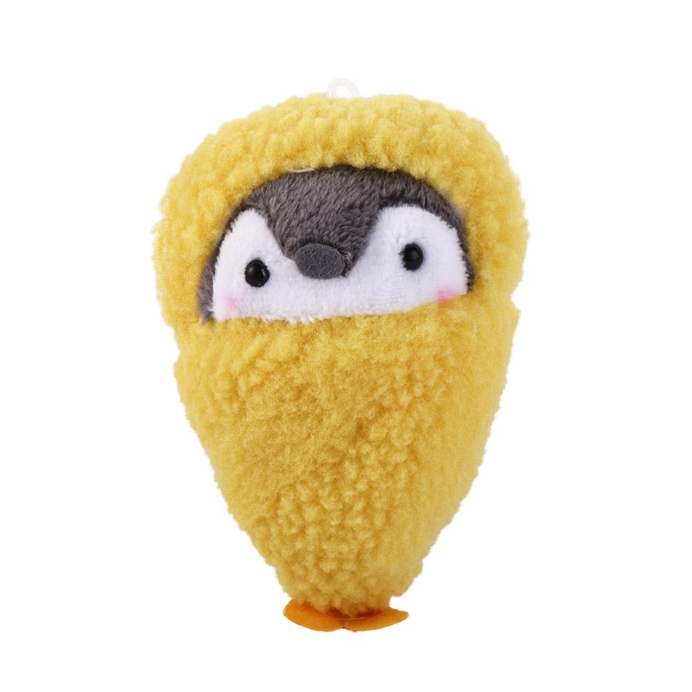 Animal Plush Doll Keychain Cute Cartoon Penguin Hamster Stuffed Plush Dolls Toys Key Ring Bag Pendant Kids Toy Birthday Gifts