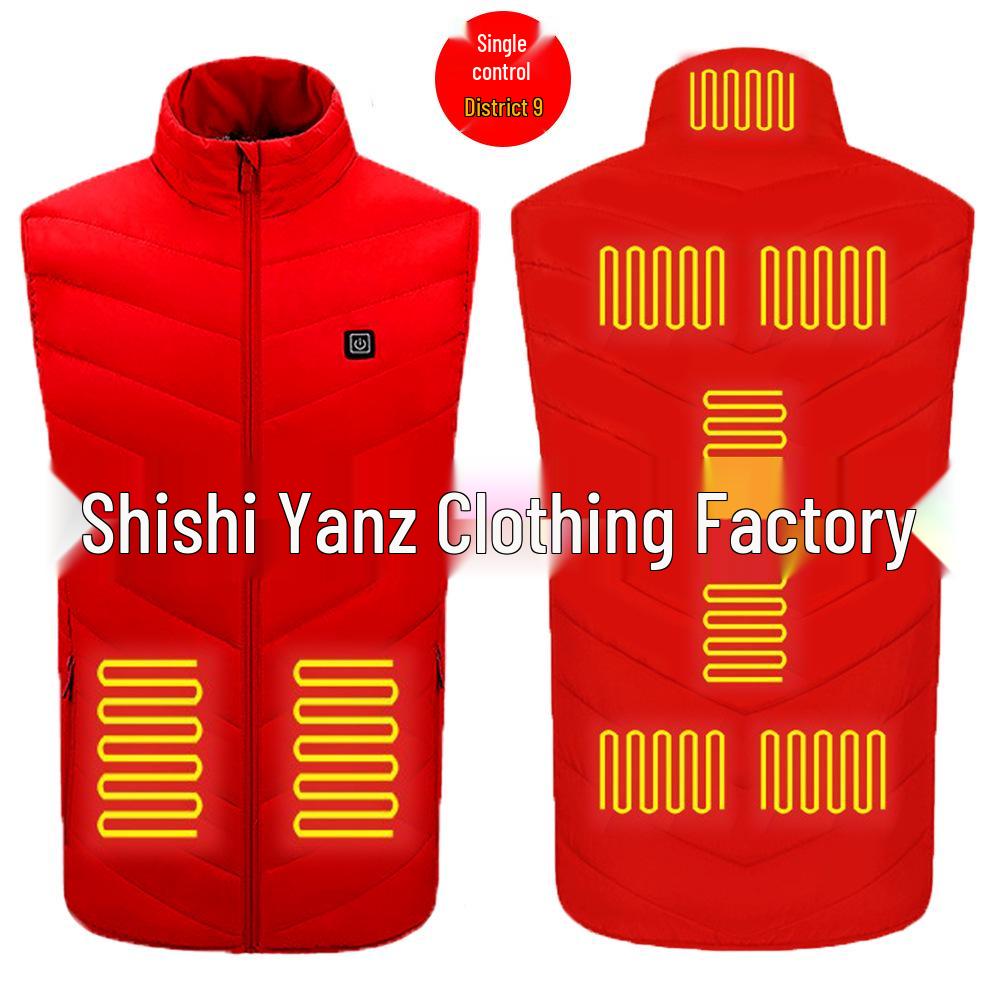 USB Elektrisch Beheizte Weste für Herbst/Winter - Intelligente, Konstante Temperatur Heizkleidung