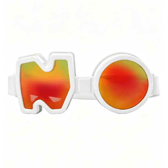 Y2K Millennial style NO Glasses concave and convex shape decorative goggles Stage show personality accessories sunglasses