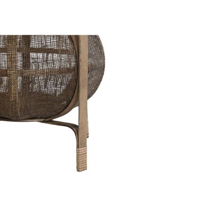 Bougeoir - Naturel Marron - Bambou - 33 x 33 x 42 cm - Objets Décoratifs