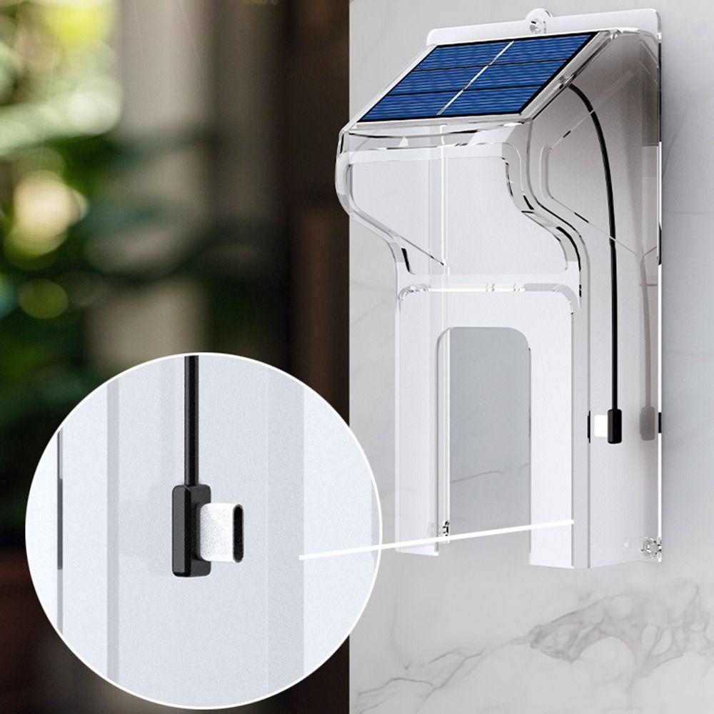 Solar Power Visual Intercom Doorbell Waterproof Intelligent Door Bell Front Door Camera Night