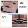 Y5JC Cats Carriers Cart for Travel Soft Trolley Bag Large Capacity Go Out Bag Pet Carriers Bag Travel Bag