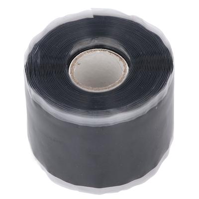 Silicone Rubber Repair Tape 5m Length 50mm Width 0.8mm Thick Self Adhesive Water Hose Leak Seal Tape Black