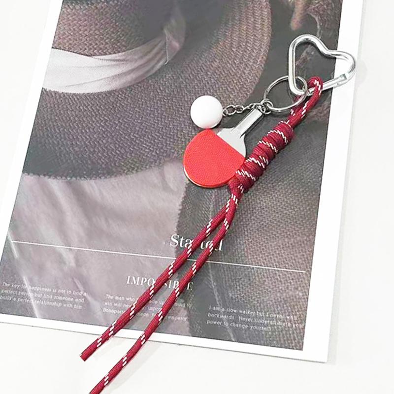 Yogodlns Sport Style Table Tennis Mini Backpack Hanging Handbag Pendant Bag Pendant Bags Accessories