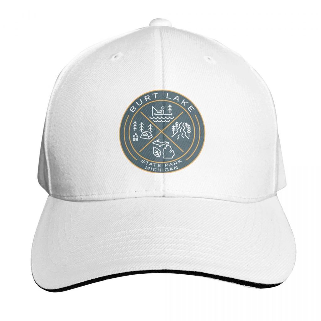 Burt Lake State Park Heraldic Logo Baseball Cap Luxury Unisex cap custom Hat hats on offer Hip Hop Women Caps Unisexs