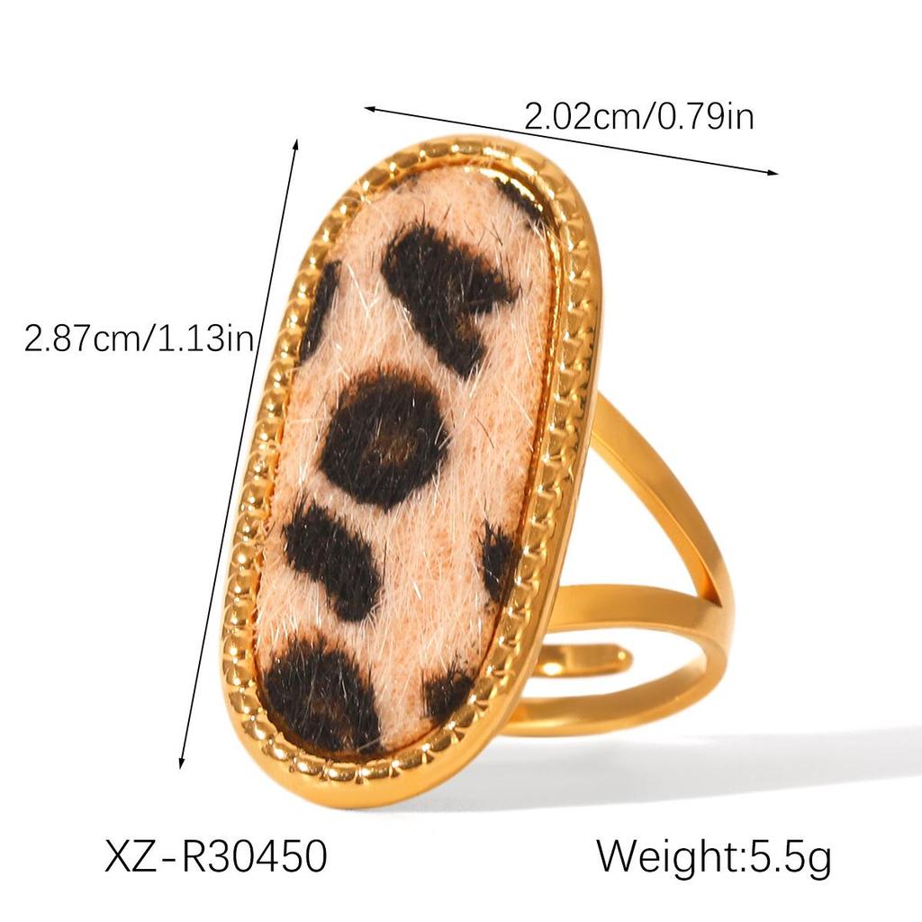 Bransoletka ze stali tytanowej w panterkę - Stylowa i trwała