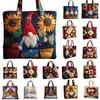 Polyester Christmas Print Bag for Holiday Shopping and Everyday Use
