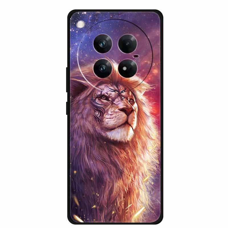 For Infinix Zero 40 5G Case Black Silicone TPU Painted Planet Cover Luxury Animal Case For Infinix Zero 40 4G Luxury FlowerFunda