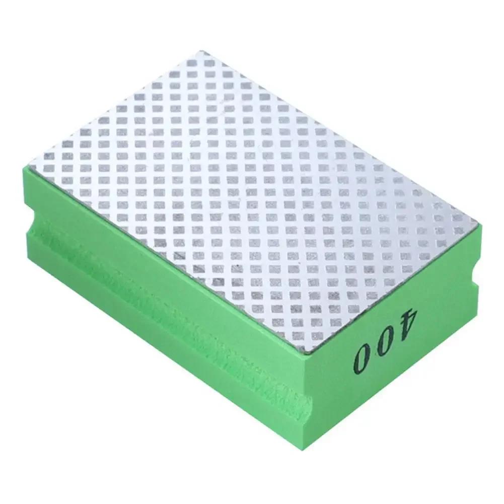Diamond Hand Polishing Pads, Glass Abrasive Grinding Block Pad for Tiles, Ceramic and Stone Marble Grinding Disc Polishing Tools