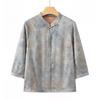 Yuzhaolin New Chinese Style Summer Shirt for Middle-Aged Women