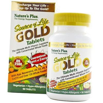 Multivitamins, Source of Life Gold, 90 Tabs (36375101)