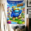 Stumble Guys Frenzy Wall Hanging Printed Fabric Blanket Decorative Tapestries for Bedroom Living Room Home Decor