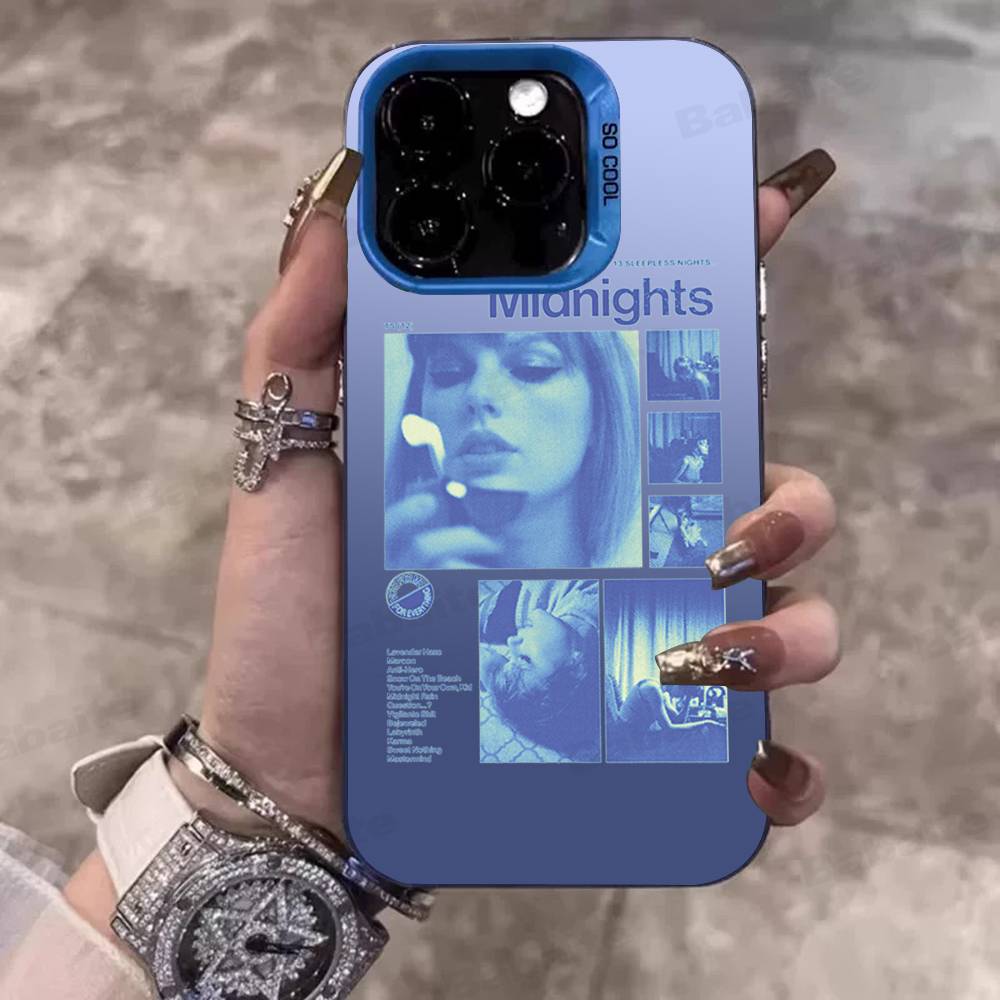 H-Hot Music Singer-Taylor Alison S-Swift Phone Case For iPhone 17 16 15 14 13 12 11 Pro Max Plus Pro Colorful Shell
