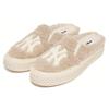 MLB Playball Mule Low-Top Skateboard Shoes Unisex Beige Sneakers 3AMUUD216-50SAS