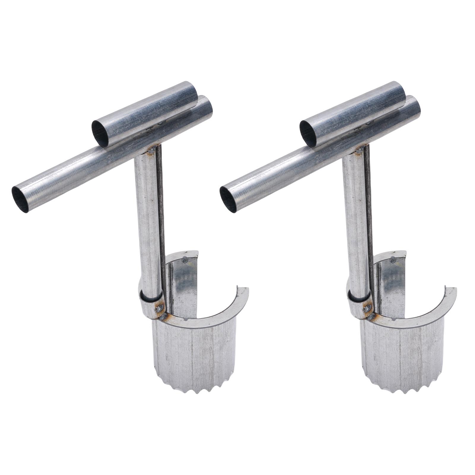 

2pcs Handheld Bulb Planter Tool Stainless Steel Gardening Bulb Transplanter with Comfortable Grip for Digging Holes Plant Fruit Tree