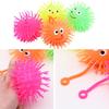 24pcs LED Glowing Balls Valentines Day Card for Kids Classroom Sensory Stress Reduce Bouncy Balls for Boys and Girls