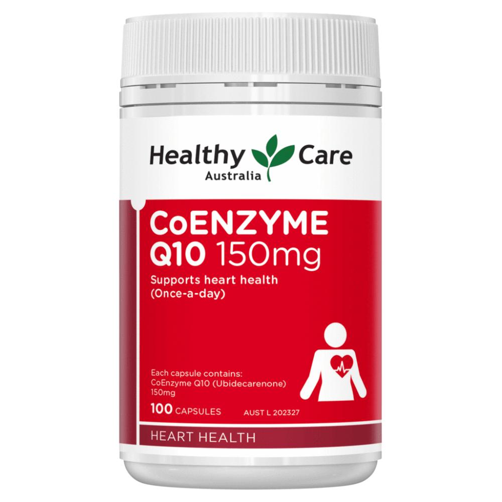 Healthy Care CoEnzyme Q10 150mg 100 Capsules x 6