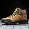 Men Women High Top Hiking Shoes  Durable Waterproof Anti-Slip Outdoor Climbing Trekking ShoesBoots2024