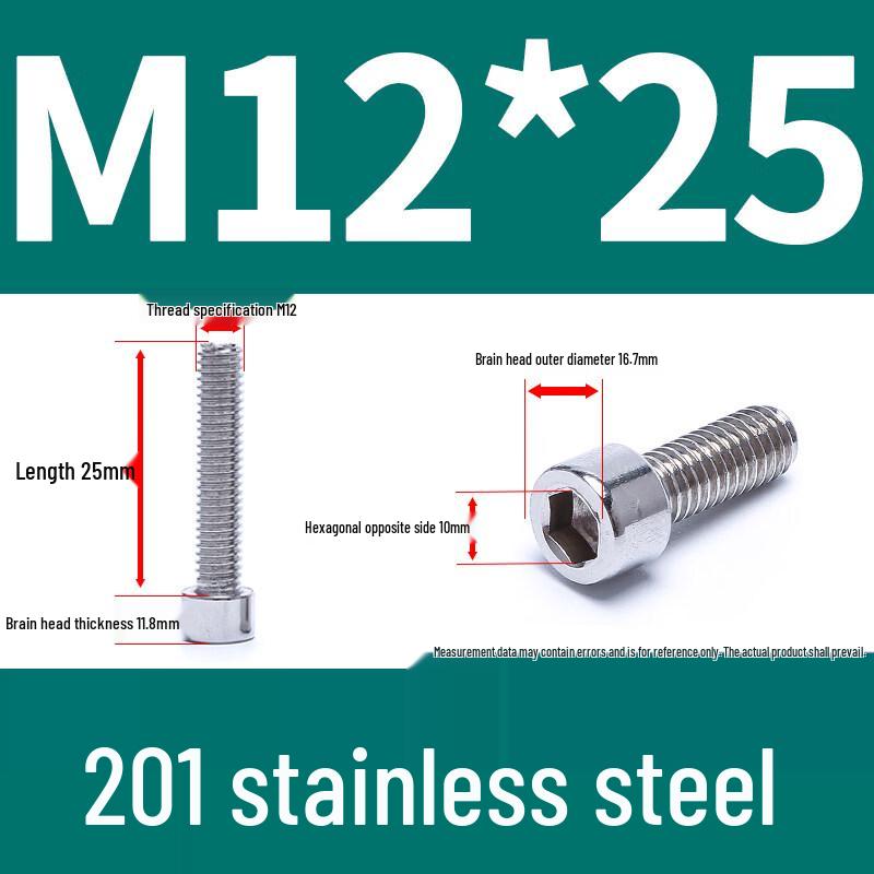 Fengzhi 201 Stainless Steel Hex Socket Cap Screws