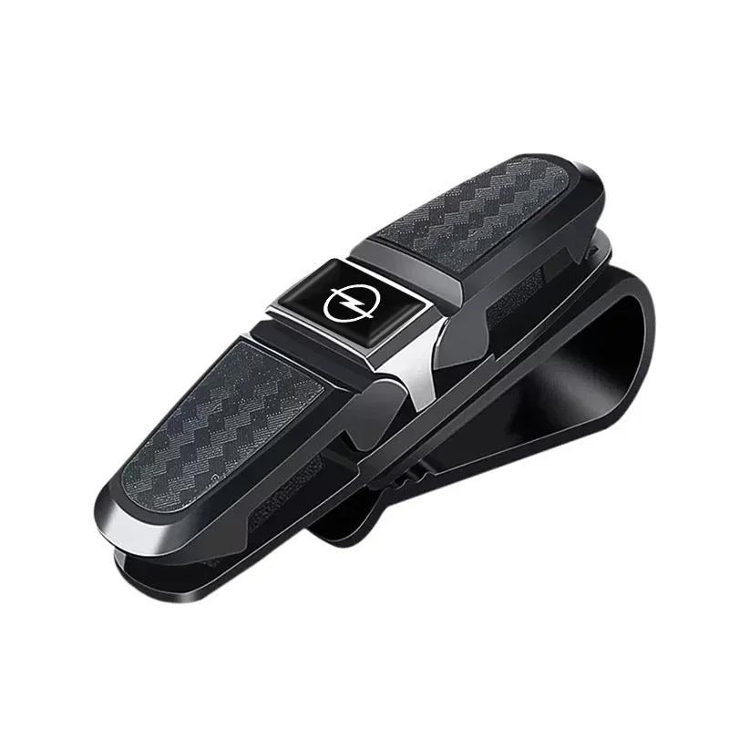 AAHG1 Car Glasses Holder 180 Degree Rotation Car Glasses Clip For Opel Astra H G J Insignia Mokka Zafira Corsa Vectra C D Antara Combo