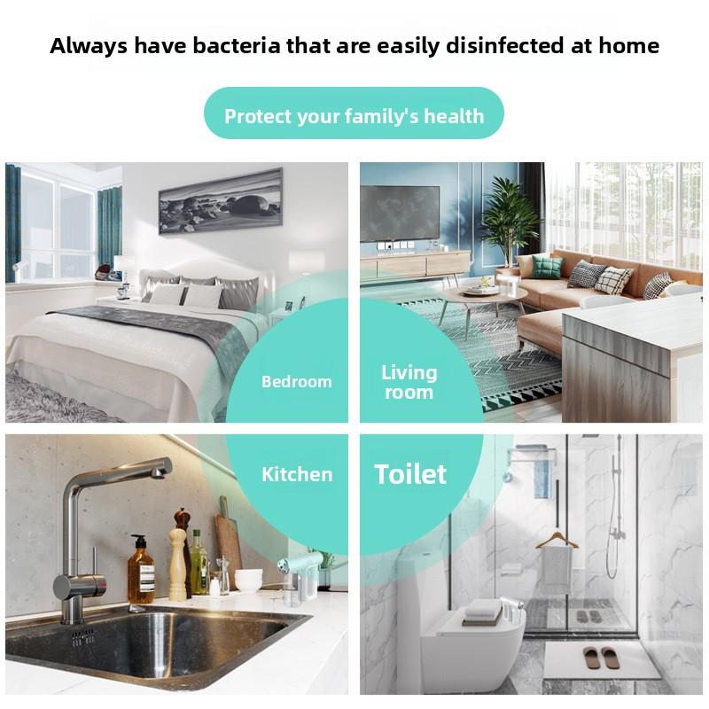 Wiederaufladbare Blaulicht-Desinfektions-Zerstäuberpistole Alkoholdesinfektionssprüher Handliche Nano-Sprüh-Desinfektionspistole