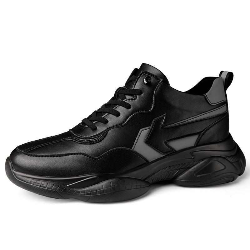 Autumn and winter invisible inner heightening shoes men's 6 casual sports shoes men's 10cm heightening shoes 8 little white shoes dad shoes
