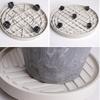 Estante con Ruedas Ventilado para Plantas Base Circular Ruedas de PU Sin Rayaduras Adecuado Para Macetas Pesadas de Jardín y Plantas en Maceta