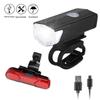 UOSU USB Rechargeable LED Bike Headlight & Taillight Set
