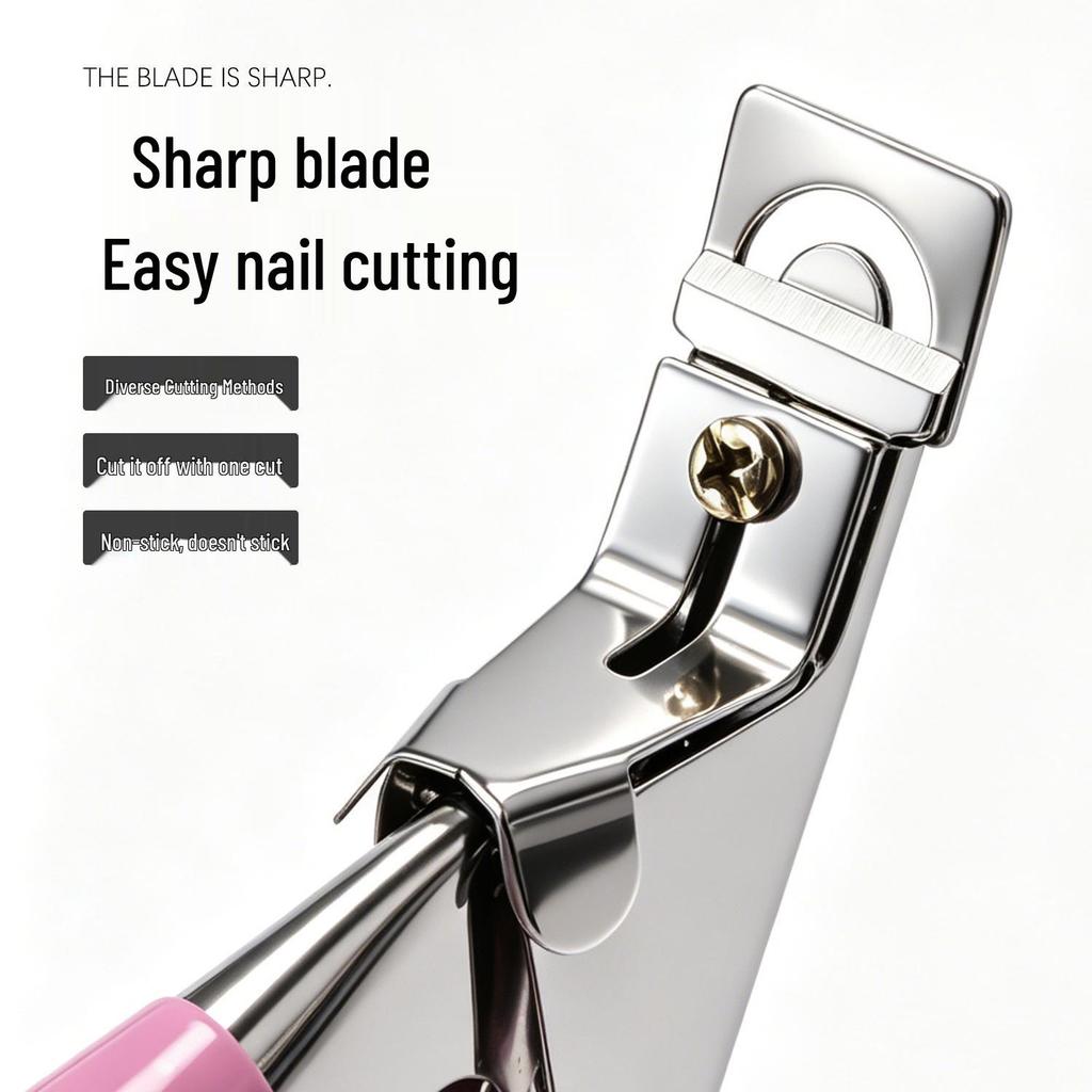 U-Shaped Sharp Nail Clipper for Crystal Gel Nail Extensions and French Nail Shaping
