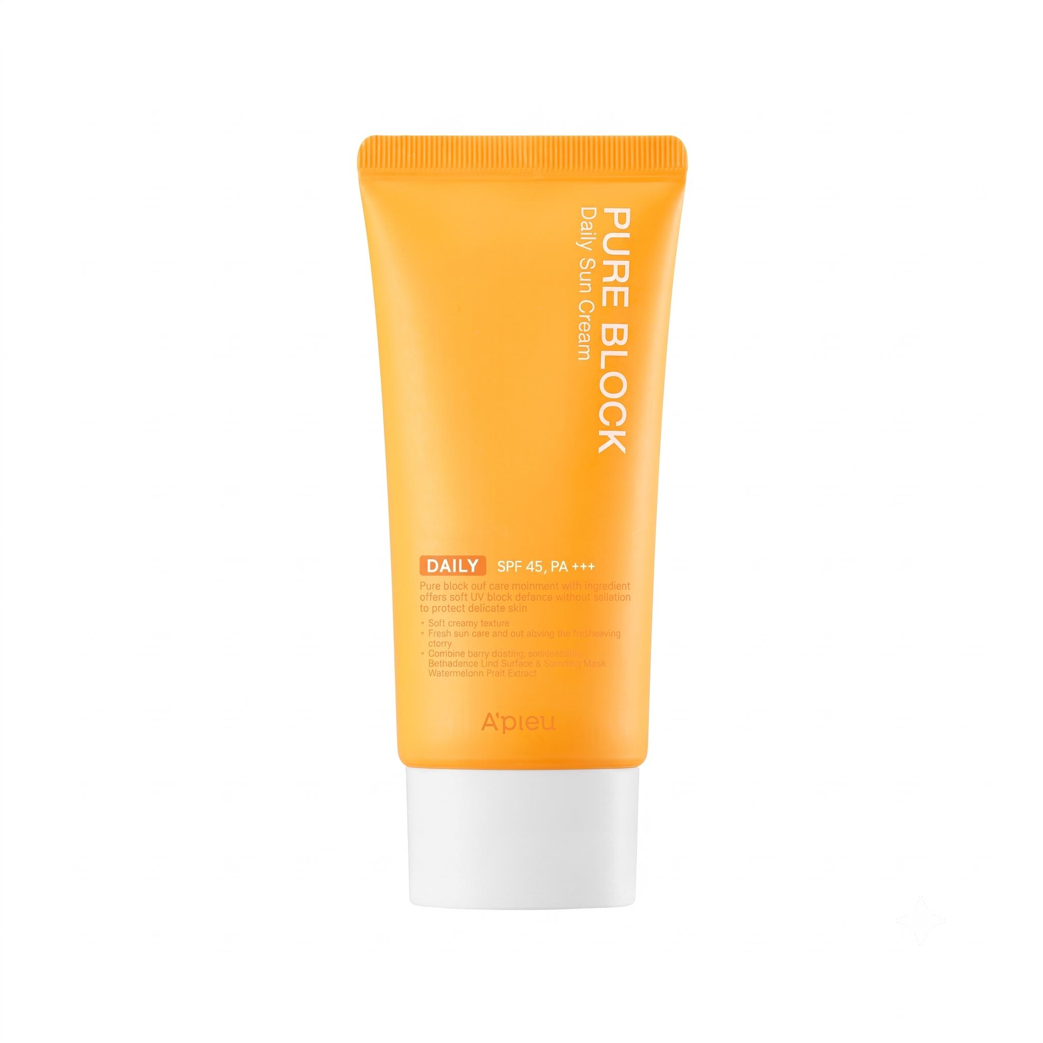 A pieu Pure Block Natural Daily Sun Cream SPF50+ PA+++ 50ml 50ml