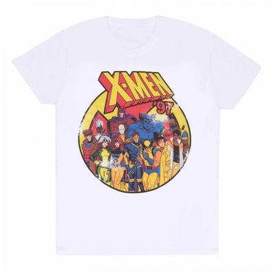X-Men Unisex Adult '97 Team Distressed T-Shirt