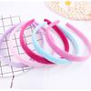 Candy Colorful Winter Elastic Plain Hair Bands Hard Hair Hoop Crown Tiara Base Crafting Accessories for Women Girls
