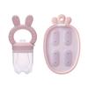 Bunny Animal Design Fruit Feeder Set Breast Milk Freezer Tray Food Soup Silicone Freezer Tray Bpa Free Silicone Popsicle Mold