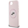 Etui Karl Lagerfeld Silicone             Karl&Choupette Heads Magsafe Do Iphone 16E Różowy