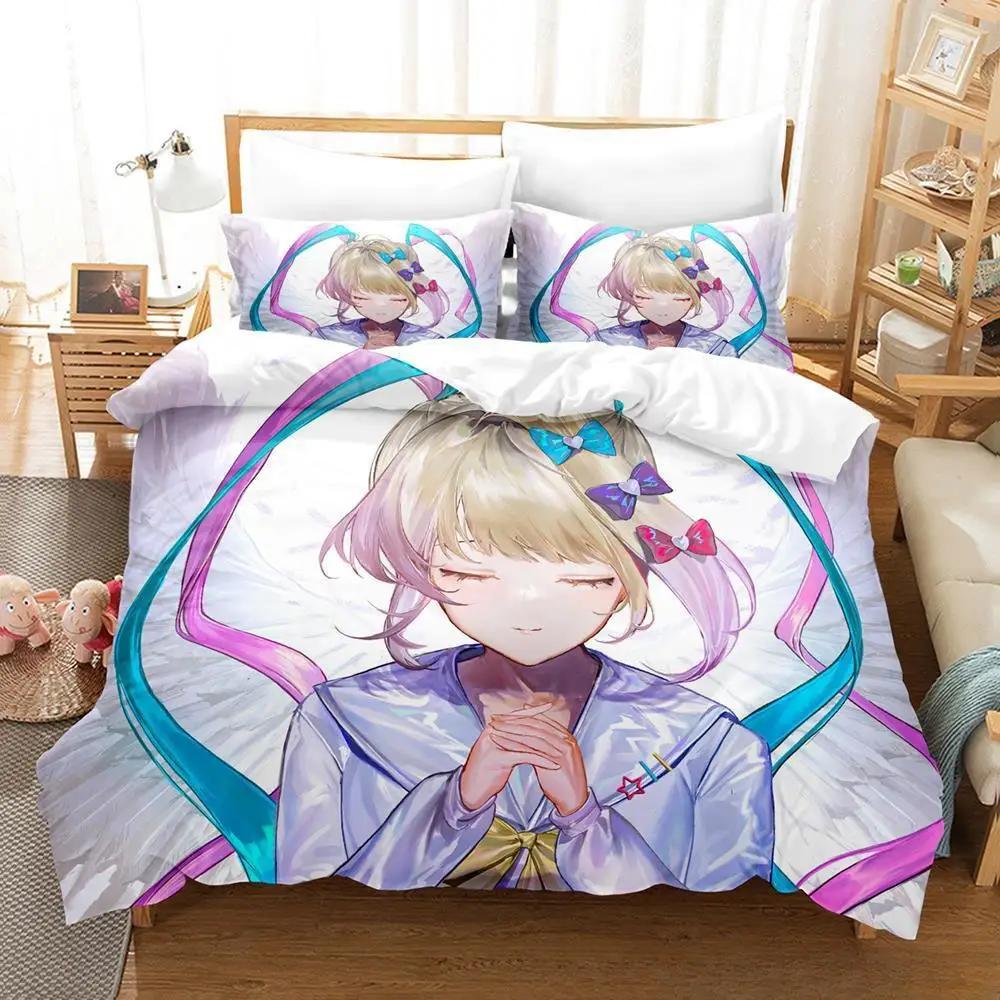 New 3D Print Anime Kawaii Girlsneedy Girl Overdose Bedding Set Cartoon Anime Three-Piece Set Adult Kid Bedroom Duvet Cover Sets