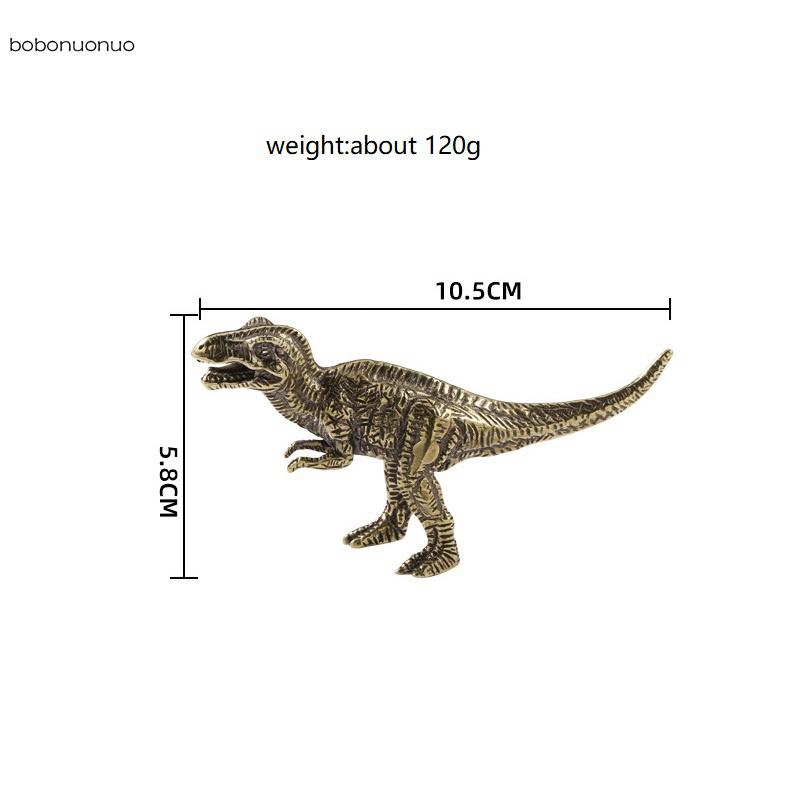 

Антикварная латунная статуэтка динозавра дилофозавра, настольная игрушка, украшения, винтажные медные фигурки тираннозавра, ремесло