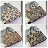 New Portable Handbag Cartoon Bear Pattern Large Capacity Shoulder Bag Casual Tote Bag Handbag Student Shoulder Bag
