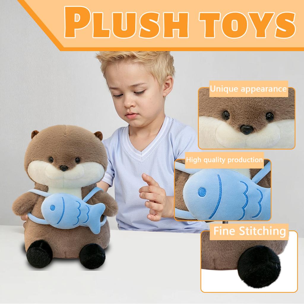 Cute Water Lazy Plush Toy Children's Pillow Backpack Plush Toy (without Label)